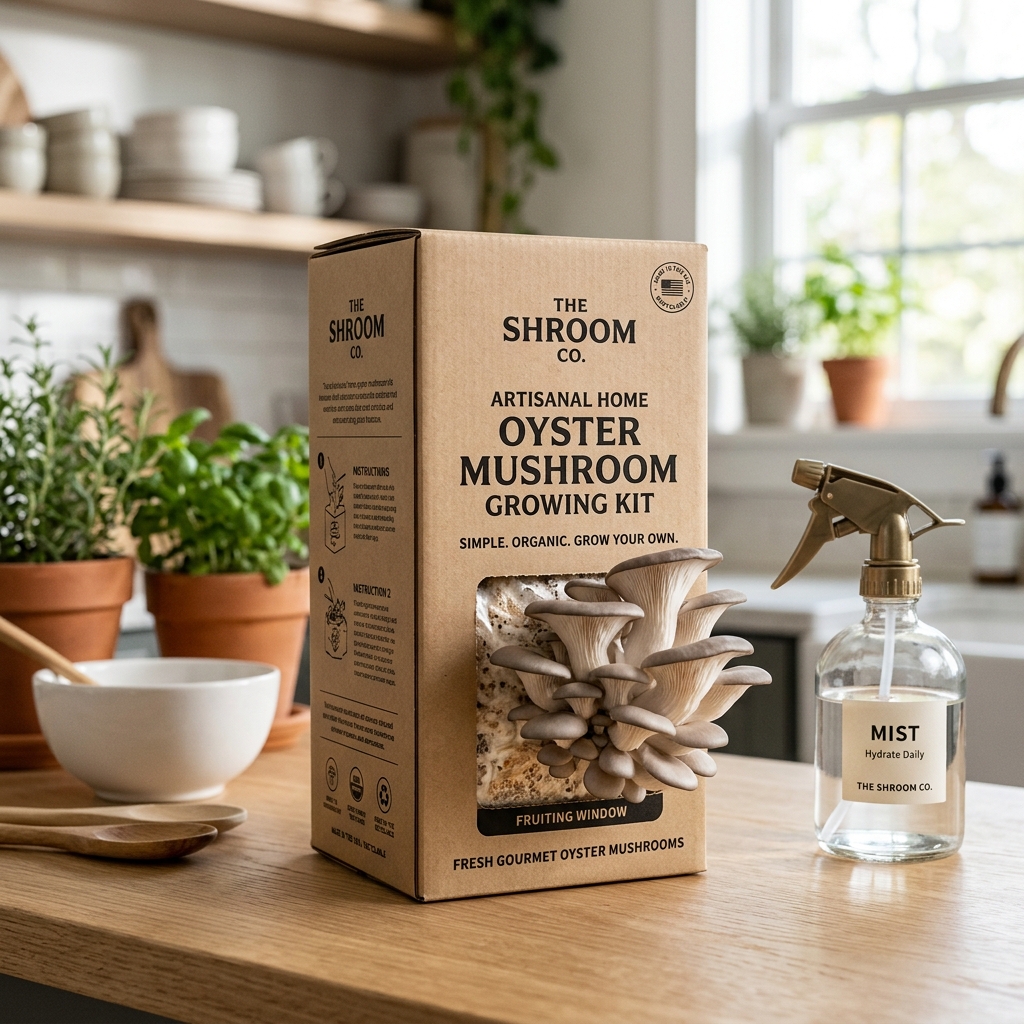 DIY Countertop Oyster Mushroom Grow Kit